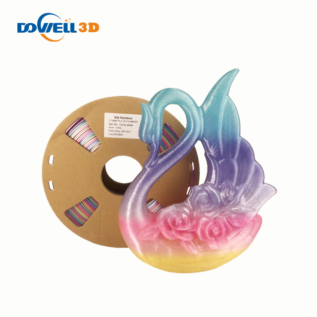 Filament Pla 3d Multicolore 1kg 1.75 Mm Arc-en-Ciel