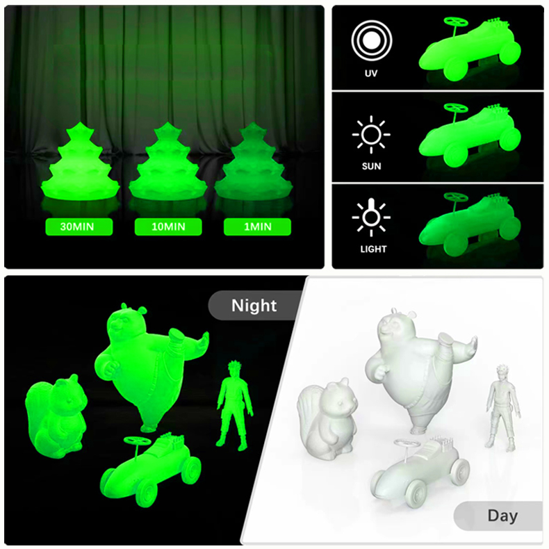 glow in the dark filament 1.75