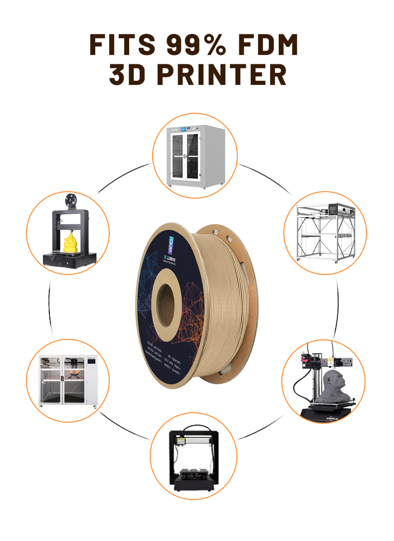 wood filament for 3d printers