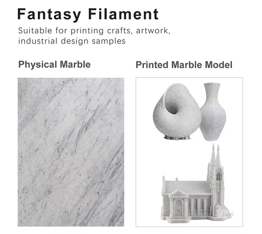 3d printer filament marble