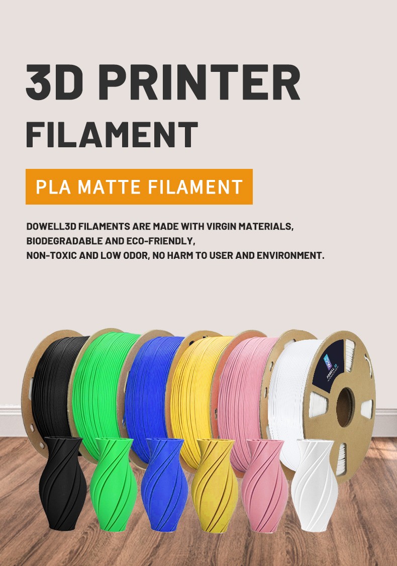 matte black 3d printer filament