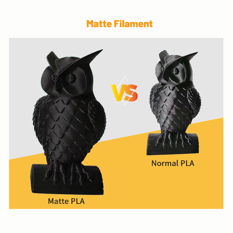 matte black 3d printer filament