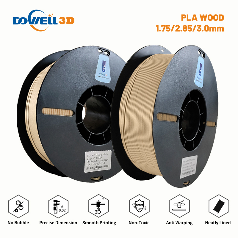 Китай Китай Профессиональная дешевая НОАК древесина 1,75 мм 1 кг катушка рулонная нить специальные материалы для 3D-печати, производитель