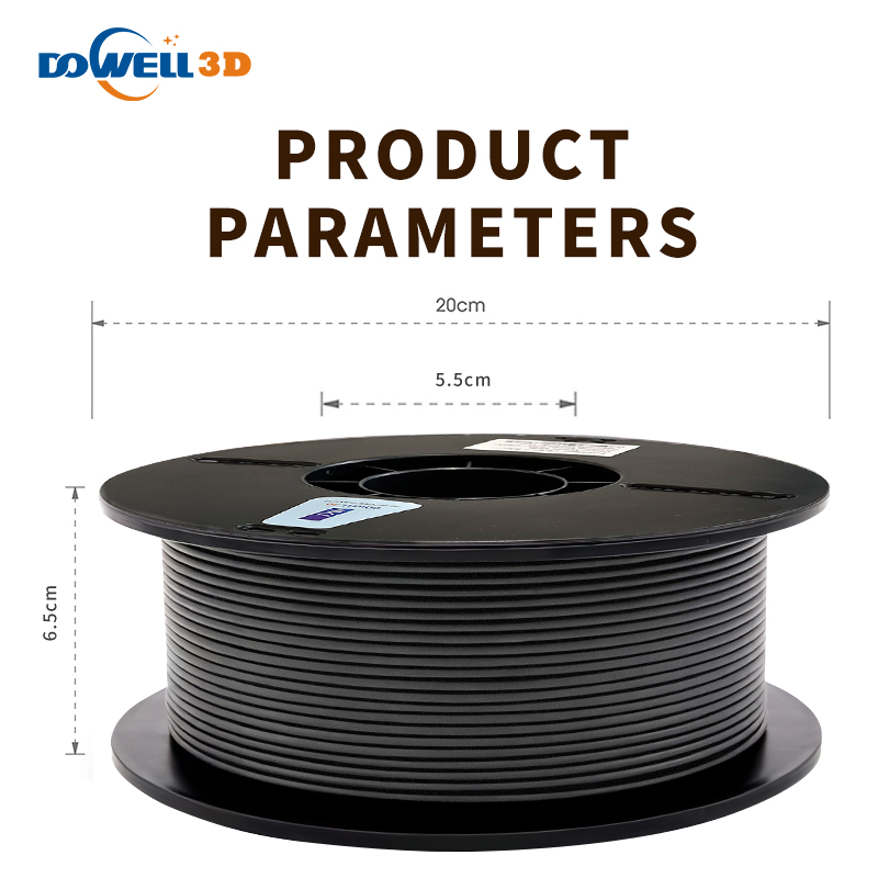 Cost-Efficient 3D Printer Material pla filament 1.75mm black ABS CF Robust abs cf Filament High speed for Quality 3D Printing