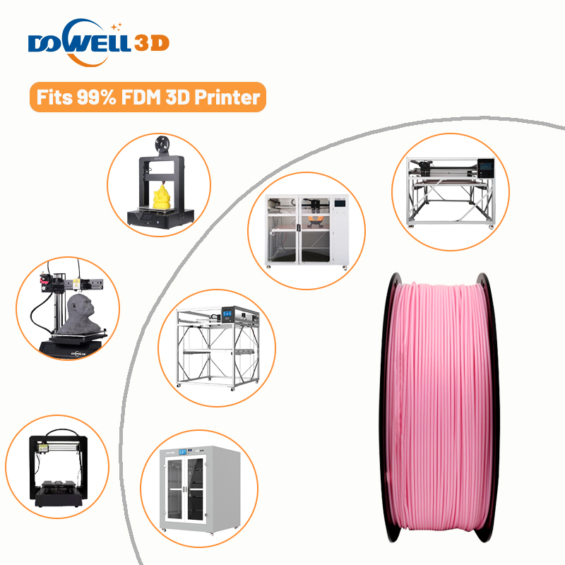 DOWELL3D Filament Wholesale Neatly Lined ABS filamento ASA TPU1.75mm material 3D printing filament