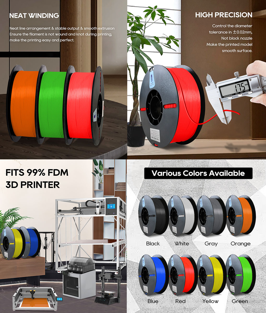 manufacturer industrial 3dprinter pla material impresora 3d Tpu