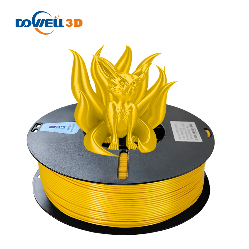 Dowell3d material preto pla petg de alta qualidade ecologicamente correto 1.75mm 2.85mm pla para impressão 3d de alta precisão filamento pla