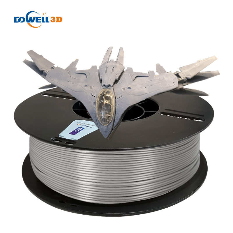 DOWELL3D High quality Black Pla Petg Material Eco Friendly 1.75mm 2.85mm pla for High Precision 3D Printing pla filament
