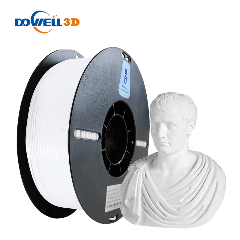 Dowell3d fekete PLA 3D nyomtatási anyag 2,85 mm Kiváló minőségű PLA szénszálas ABS CF filament professzionális 3D nyomtatószál