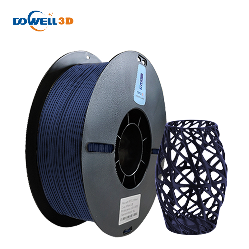 Matériau d'impression Filament PLA CF noir 1,75 mm 3 kg/rouleau Filament bon marché Fibre de carbone pla écologique pour l'impression 3D haute résolution