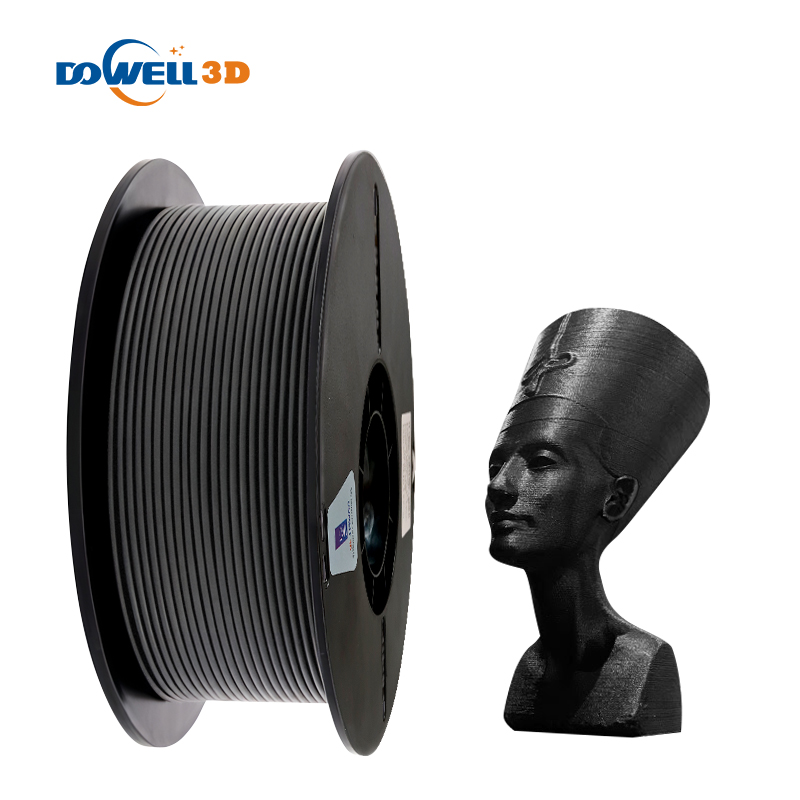Tartós szénszálas 3D nyomtatószál 1,75 mm kézműveseknek ABS CF nagy merevségű filament precíziós 3D nyomtatóanyag