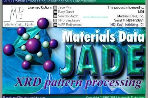 JADE-Softwareanalyse und Verarbeitung von XRD-Daten(二)