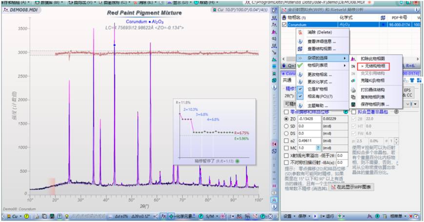 diffraction peak