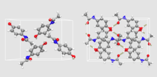 Study of drug crystal pattern by X-ray diffraction