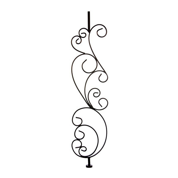 Solid Mazy Scroll Balusters