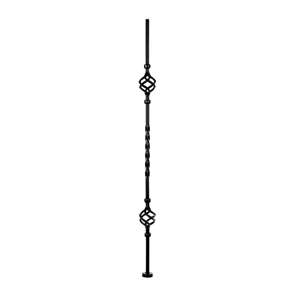 Solid Single Twist Basket Balusters