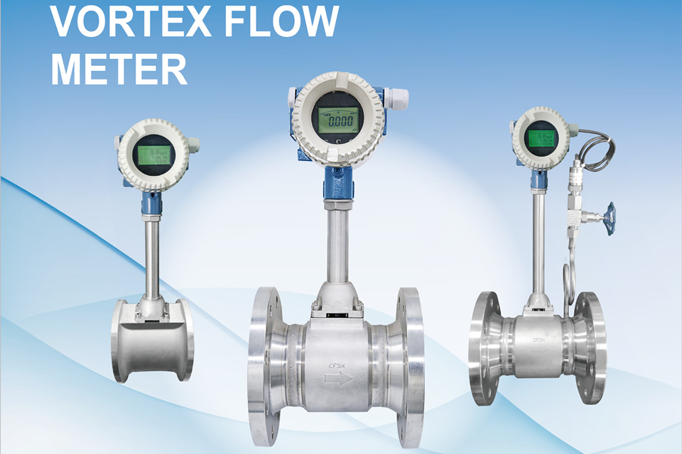 vortex type flow meter