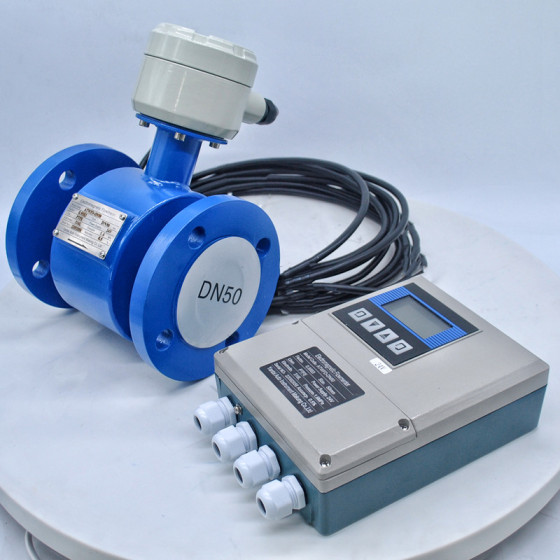 In Line Industrial 4 Inch Water Flow Meter