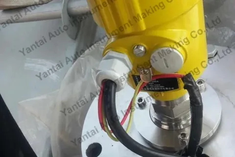 अमोनिया भंडारण टैंक में निर्देशित तरंग रडार स्तर मीटर का अनुप्रयोग