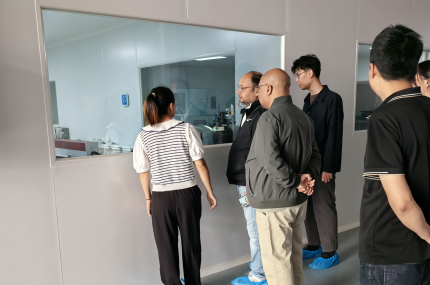 Indian Customer Visits Yantai Auto Instrument Making Co., Ltd. for Workshop Tour