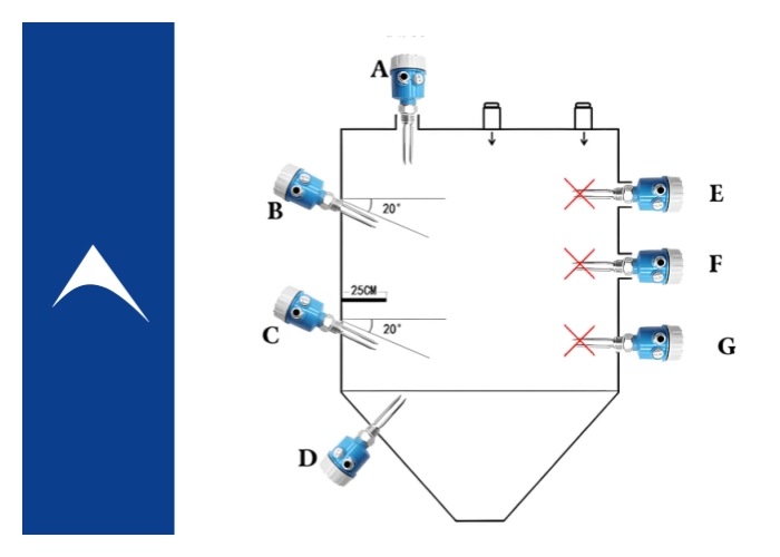 Tuning fork level switch