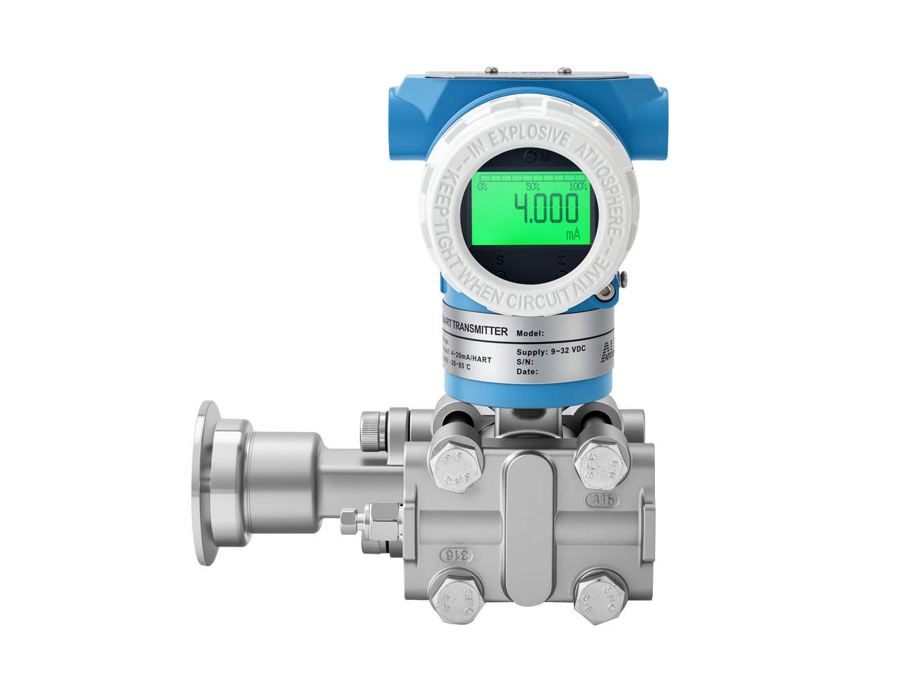 Capacitive pressure transmitter