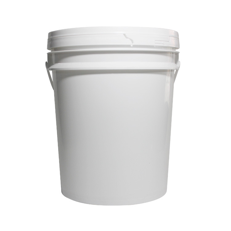 18 liter 4.7 gallon white Plastic Bucket containers