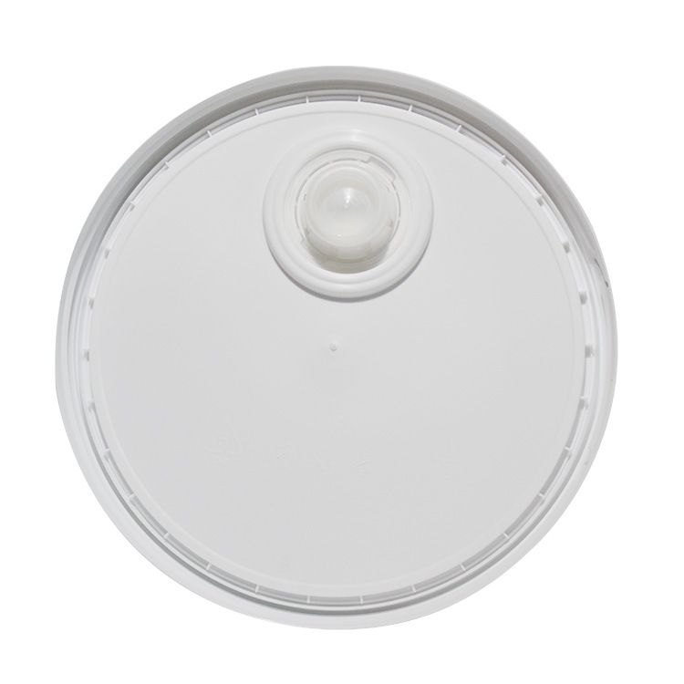 18 liter 4.7 gallon white Plastic Bucket containers