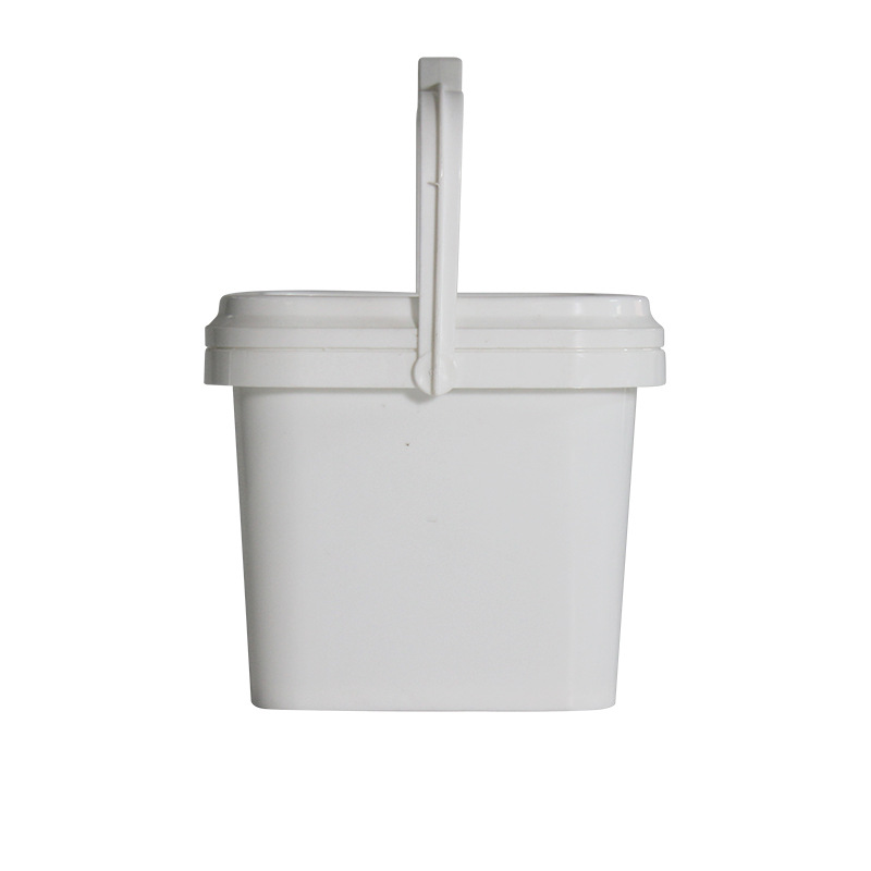 3 liter food packaging bucket Rectangular plastic bucket