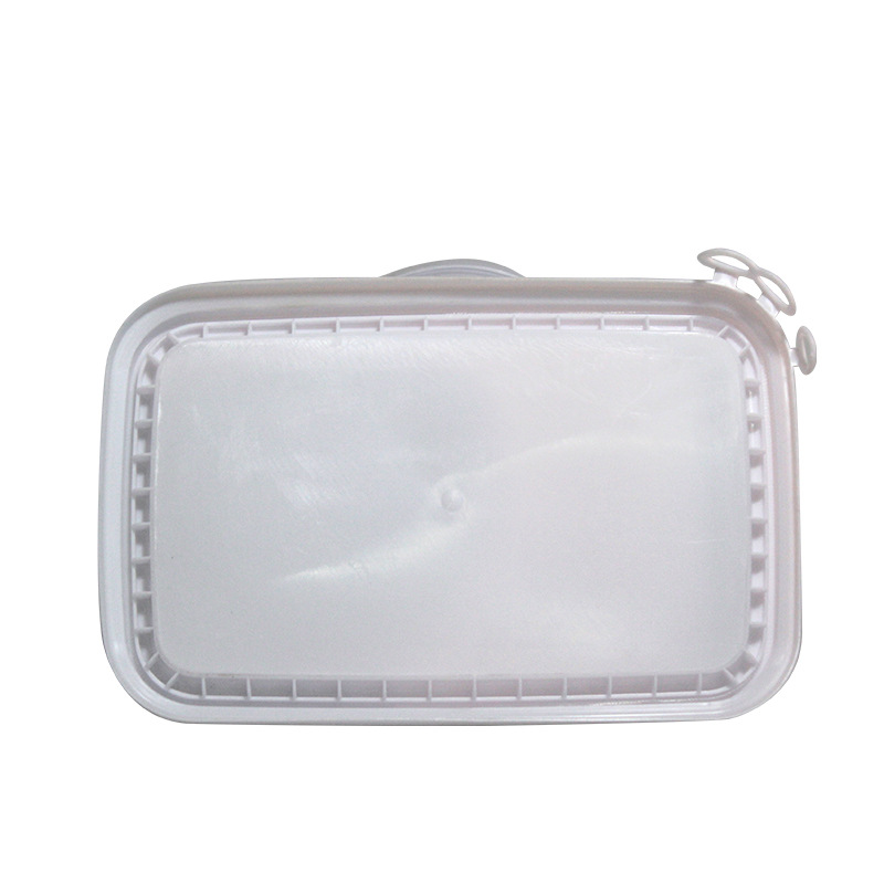 3 liter food packaging bucket Rectangular plastic bucket