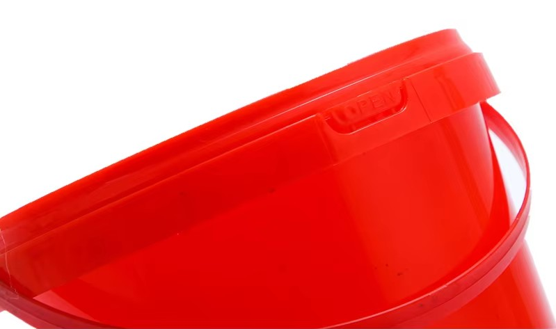 1 liter round bucket Candy yogurt slices chocolate bucket Food plastic bucket