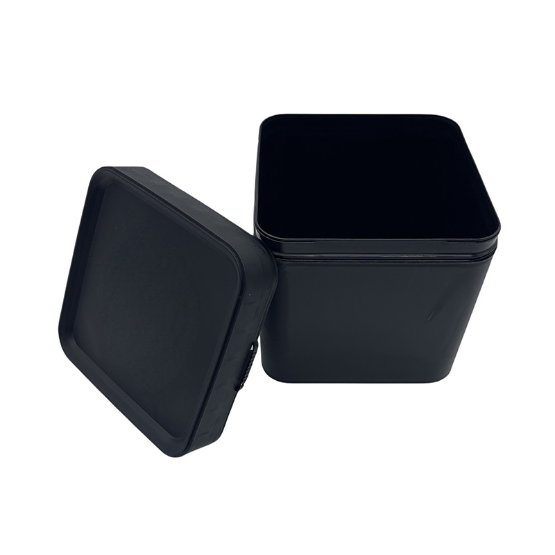 1 liter food square jar Snack jar multi-functional storage jar film paste printing