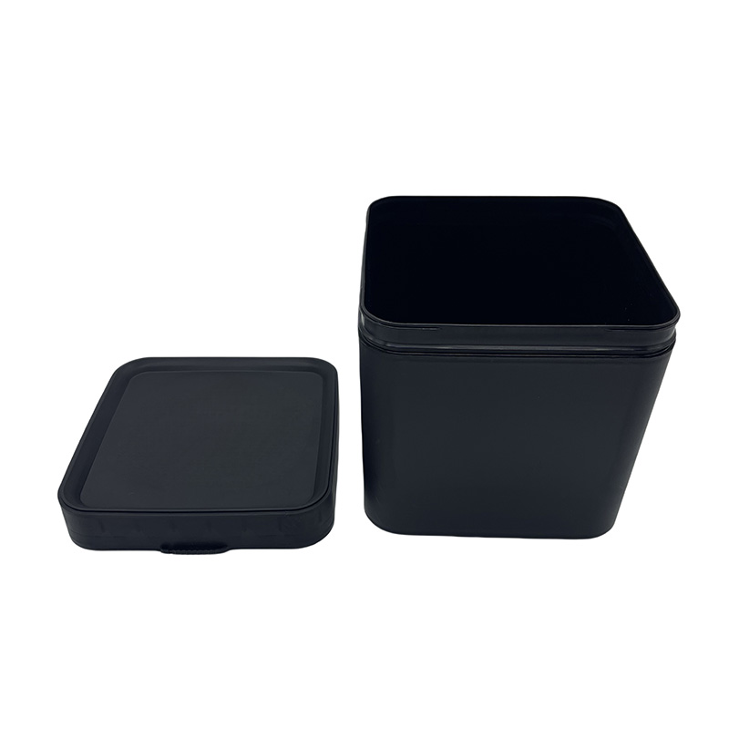 1 liter food square jar Snack jar multi-functional storage jar film paste printing