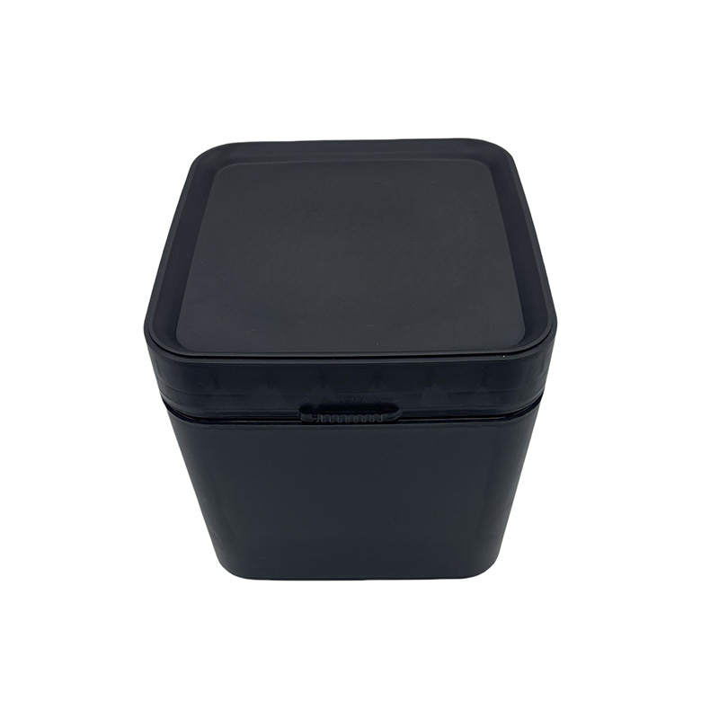 1 liter food square jar Snack jar multi-functional storage jar film paste printing