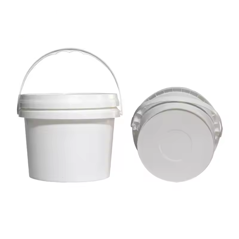 1 liter round bucket Candy yogurt slices chocolate bucket Food plastic bucket