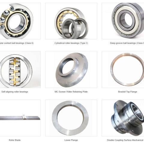 Kağıt Hamuru Üretim Ekipmanı Yedek Parçaları