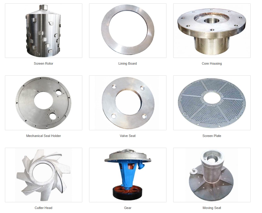 Pulp Making Equipment Spare Parts