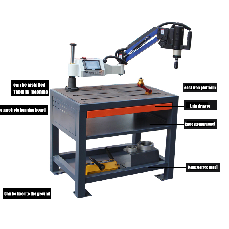 drilling tapping machine workbench