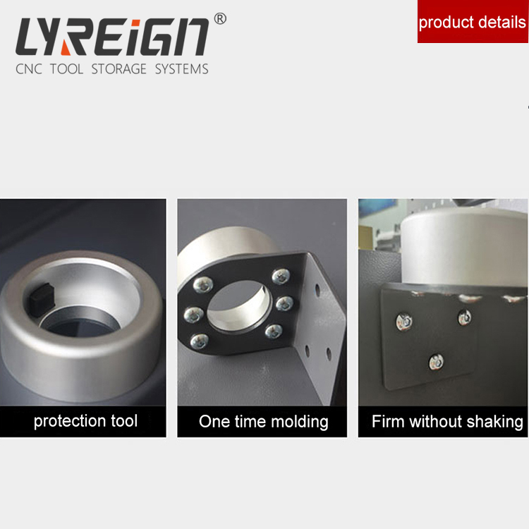 L type fastening fixture for CNC tool rest