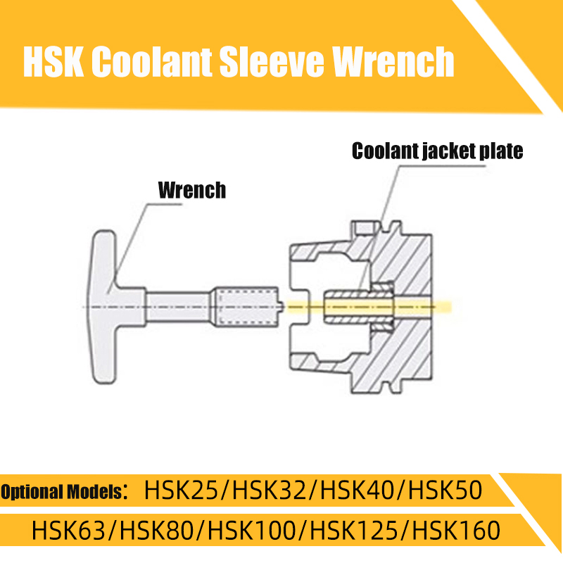 HSK coolant sleeveHSK coolant sleeve