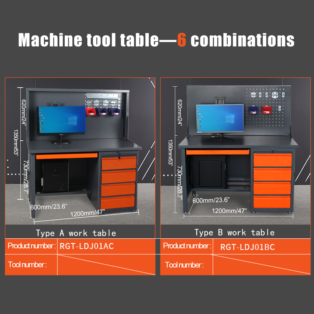 cnc large workbench storage tool operation table