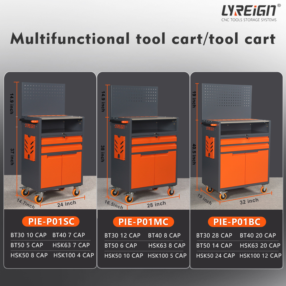 High Quality CNC Tool Holder Storage Trolley Cart for cnc lathe machine CAT40/BT40