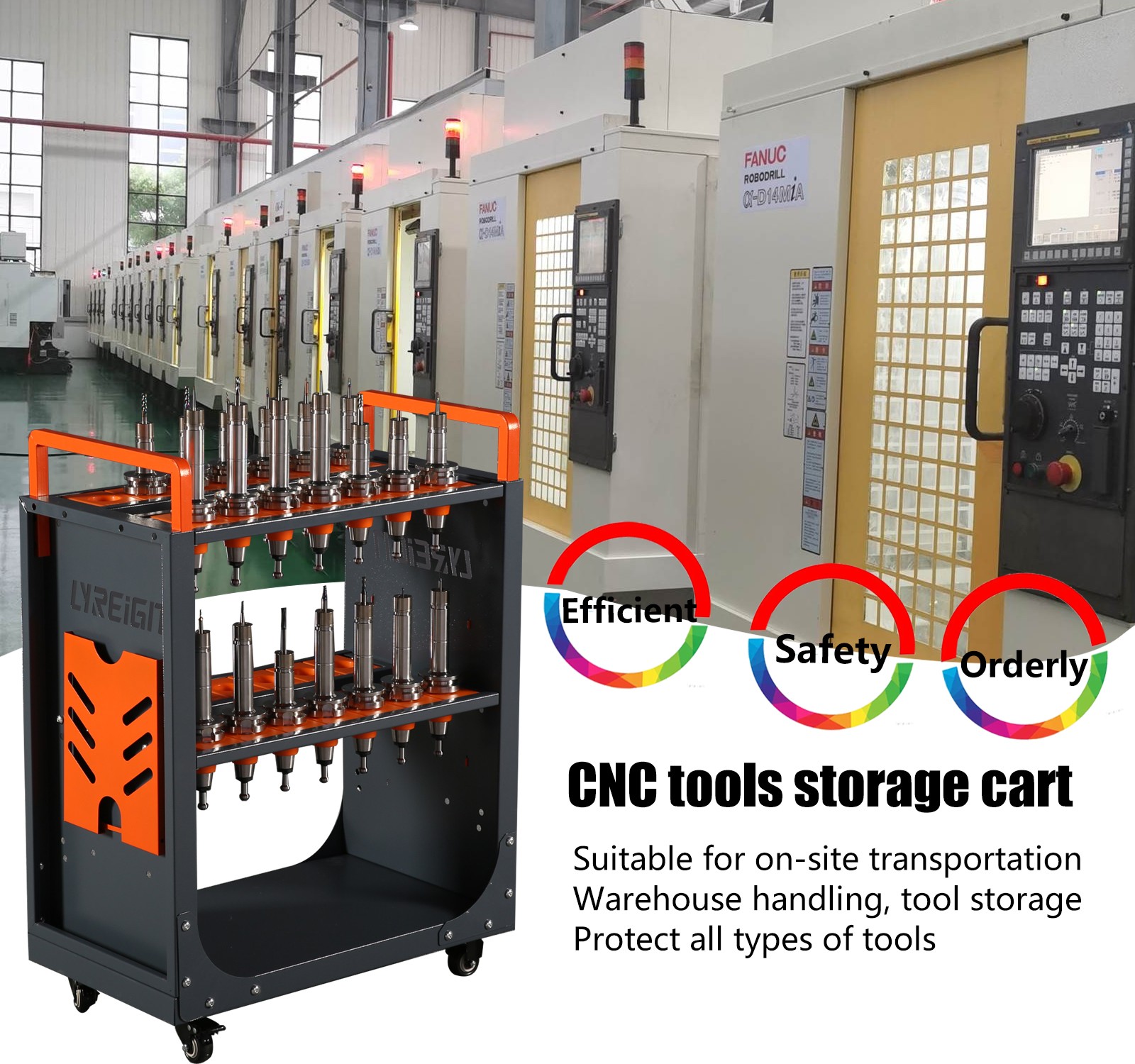 cnc tools cart