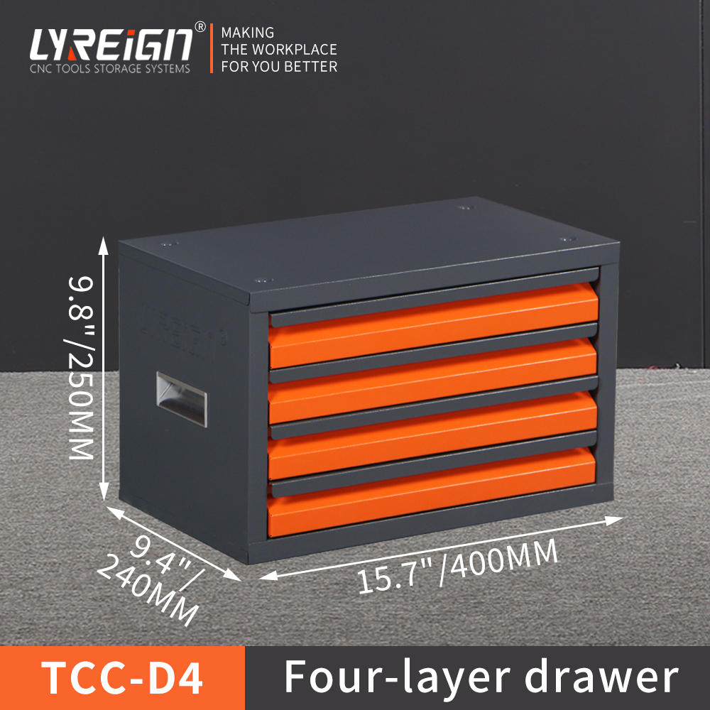 Four Drawer Drill Bit Dispenser DIY Size Router Organizer Dispenser Holder