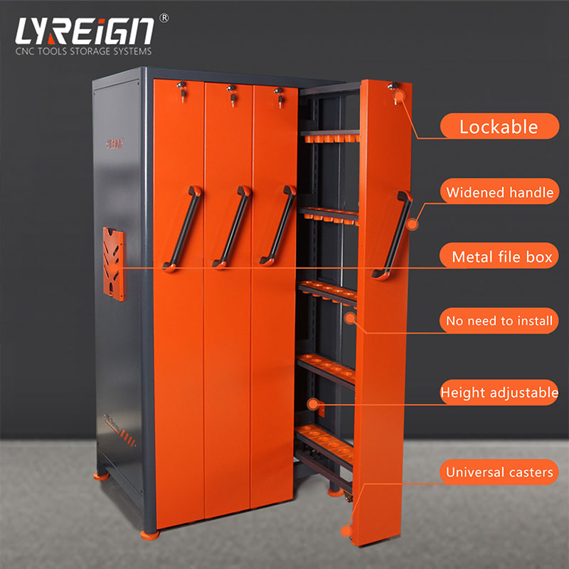 CNC Tool Rack Vertical Drawer Cabinet Large Capacity CNC Tool Storage Cabinet 40-