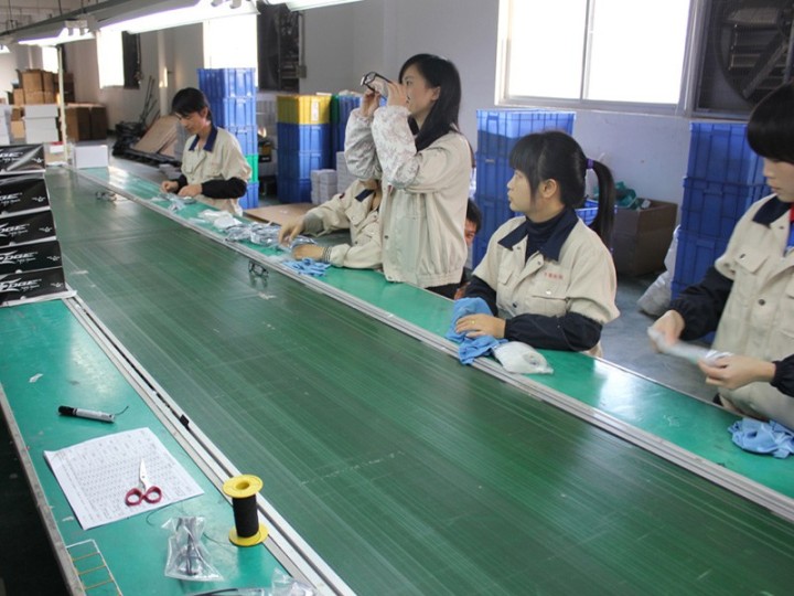 Línea de producción de empaque de anteojos