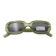 Hot Fashion Square Frame Plastic Sun glasses Trendy Luxury Women Sunglasses