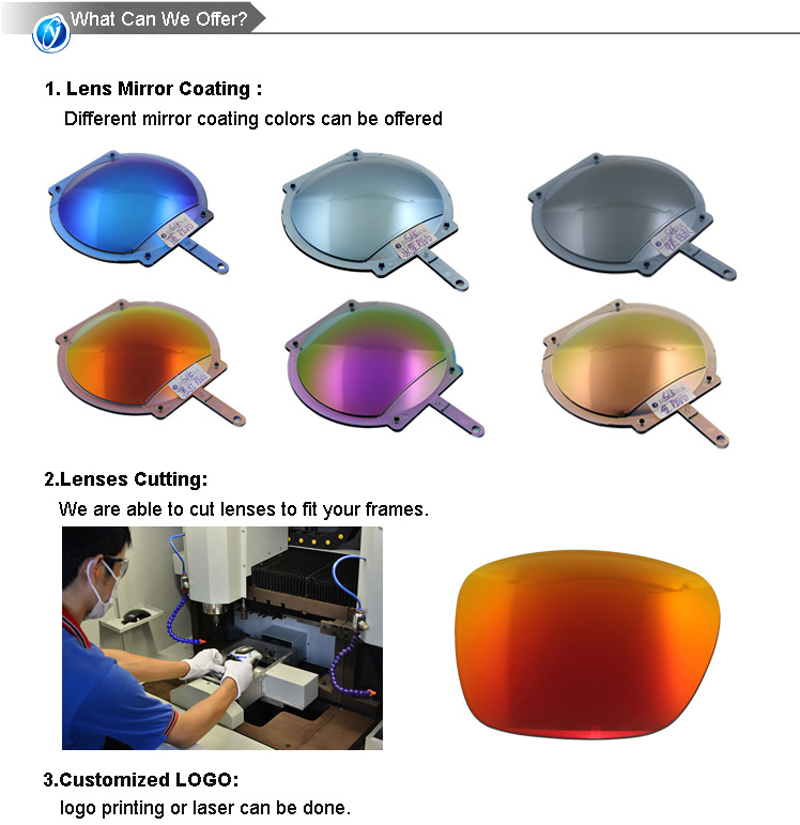 cylindrical sunglass lenses