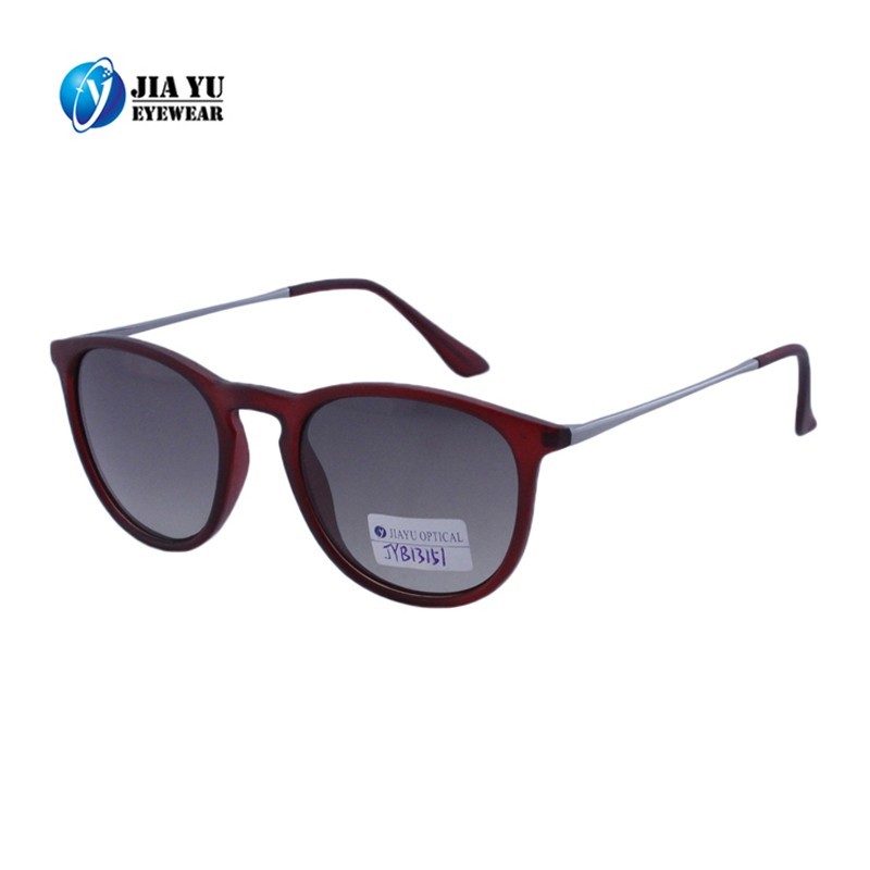 OEM Óculos de Sol Vintage Polarizado Feminino Óculos de Sol Redondo Clássico Retrô Lente de Proteção UV