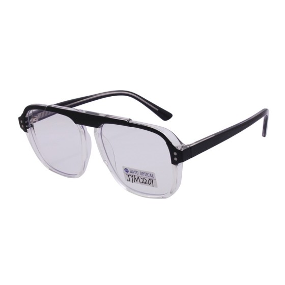 Blue Light Blocking Glasses Computer Reading Glasses Clear Lens TR90 Square Eyewear Frame